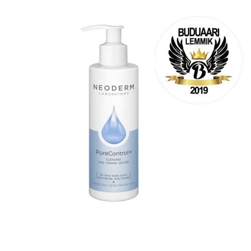 NEODERM PURECONTROL+ NÄOVESI PUHASTAV JA TONISEERIV 200ML - Tootepilt 