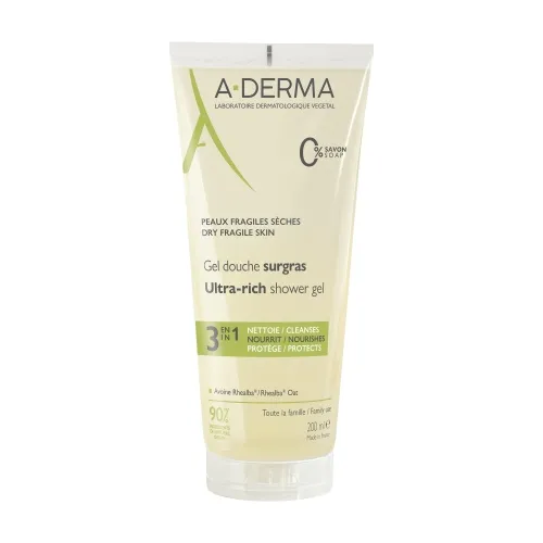 A-DERMA DUSHIGEEL KAERAEKSTRAKTIGA 200ML