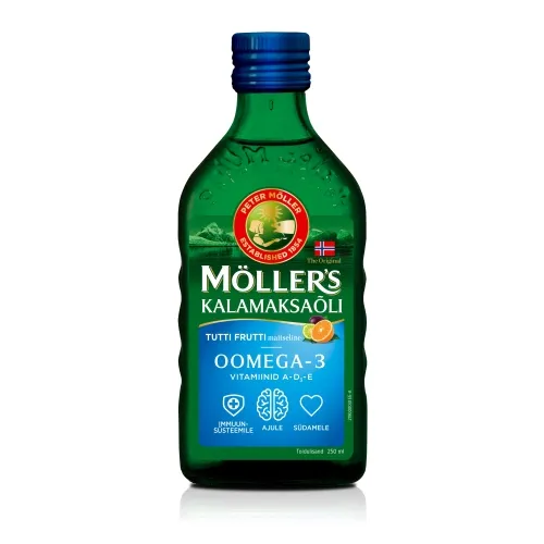 MÖLLERI KALAMAKSAÕLI (TUTTI-FRUTTI) 250ML - Tootepilt 