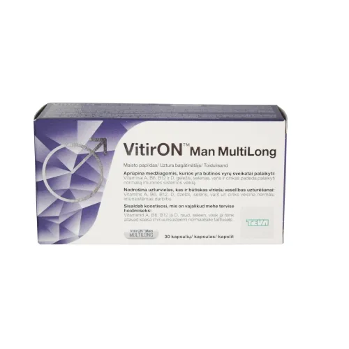 VITIRON MAN MULTILONG KAPSEL N30 - Tootepilt 