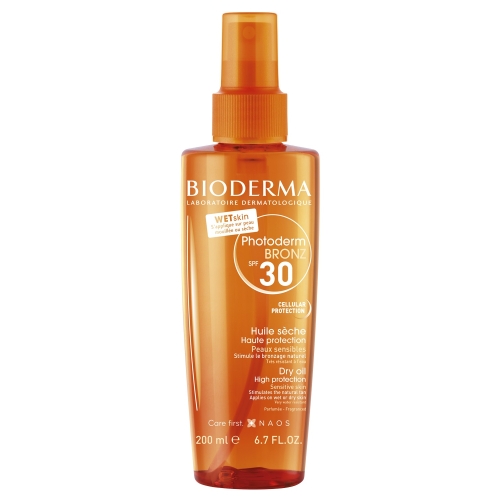 BIODERMA PHOTODERM BRONZ PÄIKESEKAITSEÕLI SPF30 200ML - Tootepilt 