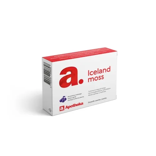 A. ICELAND MOSS THROAT PASTILLES N24