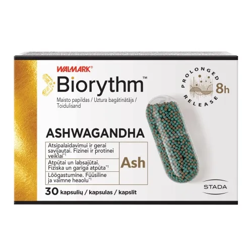 WALMARK BIORYTHM ASHWAGANDHA KAPSLID N30