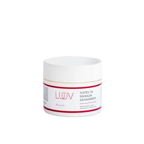 LUUV KEHAKREEM TOITEV ORGAANILISE JÕHVIKAGA 200ML - Tootepilt 