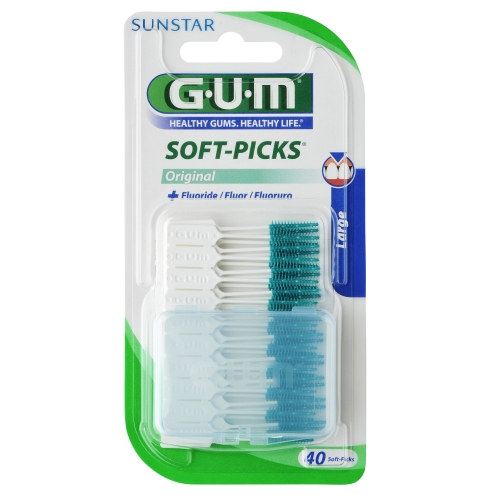 GUM SOFT PICKS ORIGINAL HAMBATIKUD LARGE N40 - Tootepilt 