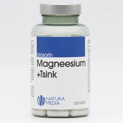 Product image of BIOSORIN MAGNEESIUM 270MG + TSINK 22MG N120