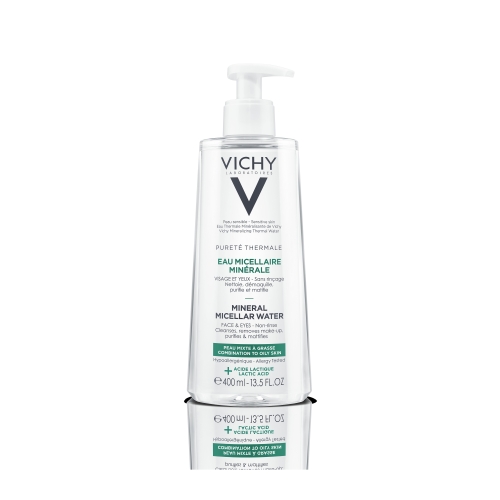 VICHY PURETE THERMALE MITSELLAARVESI RASUSELE JA KOMBINEERITUD NAHALE 400ML - Tootepilt 