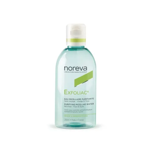 NOREVA EXFOLIAC MITSELLAARVESI AKNELISELE NAHALE 250ML - Tootepilt 