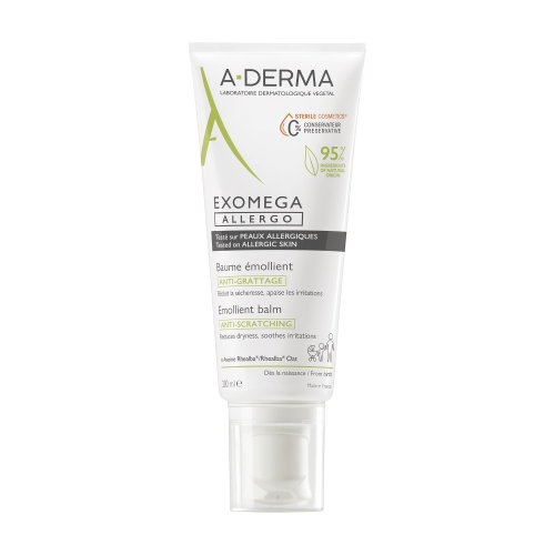 Product image of A-DERMA EXOMEGA ALLERGO PALSAM SÜGELUSVASTANE 200ML