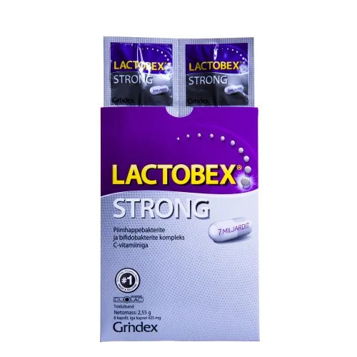 LACTOBEX STRONG KAPSLID 425MG N6 - Tootepilt 