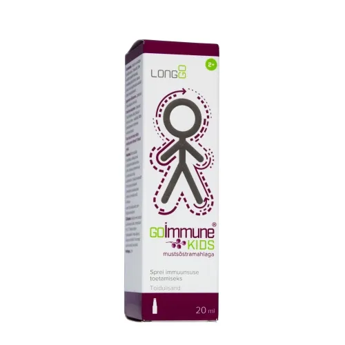 GOIMMUNE KIDS SPREI IMMUUNSUSE TOETAMISEKS 20ML