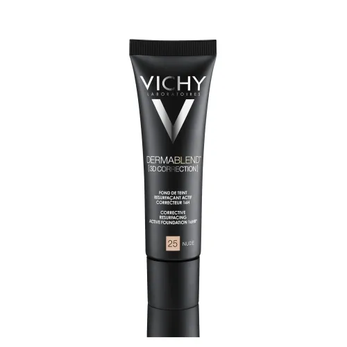 VICHY DERMABLEND 3D JUMESTUSKREEM 25 NUDE SPF25 30ML - Tootepilt 