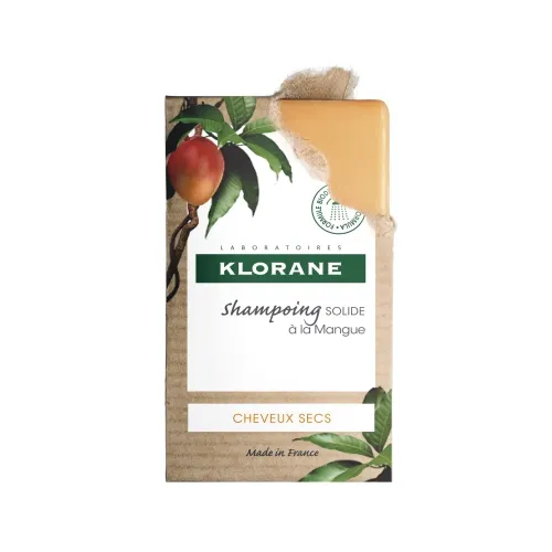 KLORANE TAHKE SHAMPOON KUIVADELE JUUSTELE MANGO 80GR - Tootepilt 
