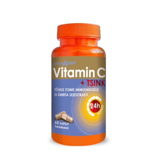Product image of VITAMIN C PRO EXPERT+TSINK KAPSLID N60