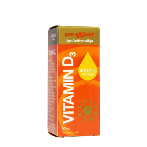 Product image of VITAMIN D3 PRO EXPERT 4000IU TILGAD KÖÖMNEÕLIGA 10ML