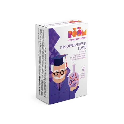 RÕÕM PIIMHAPPEBAKTERID FORTE KAPSLID N15