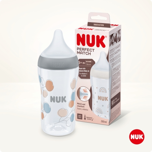 NUK PERFECT MATCH LUTIPUDEL SILIK. M 260ML - Tootepilt 