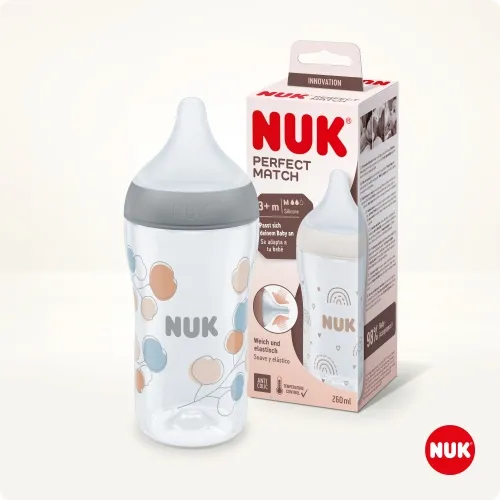 Product image of NUK PERFECT MATCH LUTIPUDEL SILIK. M (TWIG) 260ML