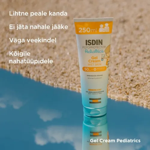 ISDIN SUN PÄIKESEKAITSEGEEL-KREEM LASTELE SPF50 250ML - Tootepilt 1
