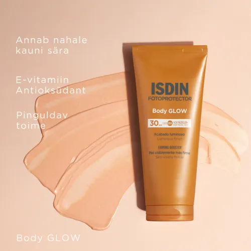 ISDIN PÄIKSEKAITSEEMULSIOON SÄRAANDEV KEHALE SPF30 200ML - Tootepilt 3