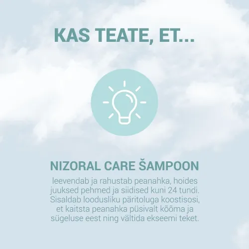 NIZORAL CARE SHAMPOON RASUSELE PEANAHALE 200ML - Tootepilt 4