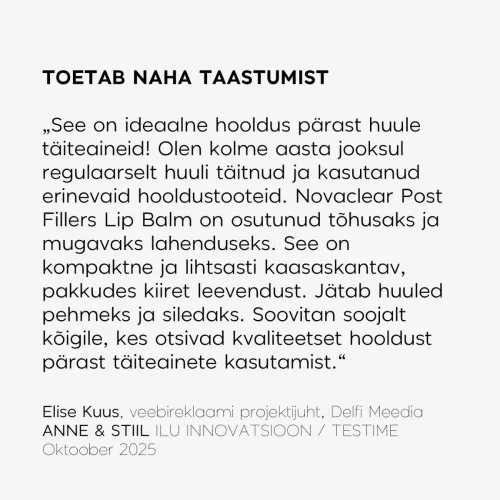 NOVACLEAR REPAIR HUULEPALSAM TÄITESÜSTIDE JÄRGNE 4,9G - Tootepilt 1