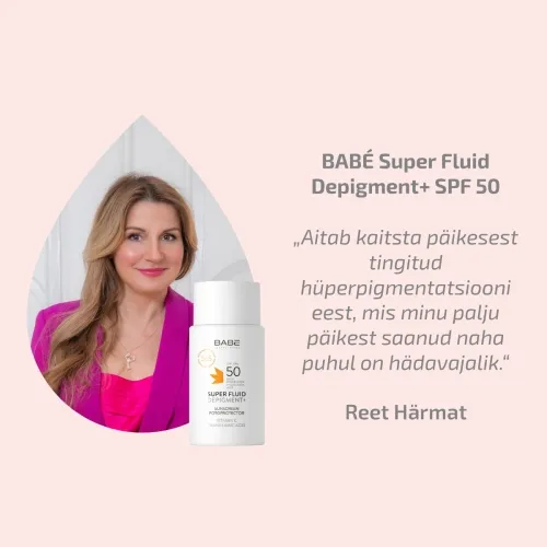 BABE SUPER FLUID EMULSIOON PIGMENDILAIKUDELE SPF50 50ML - Tootepilt 2