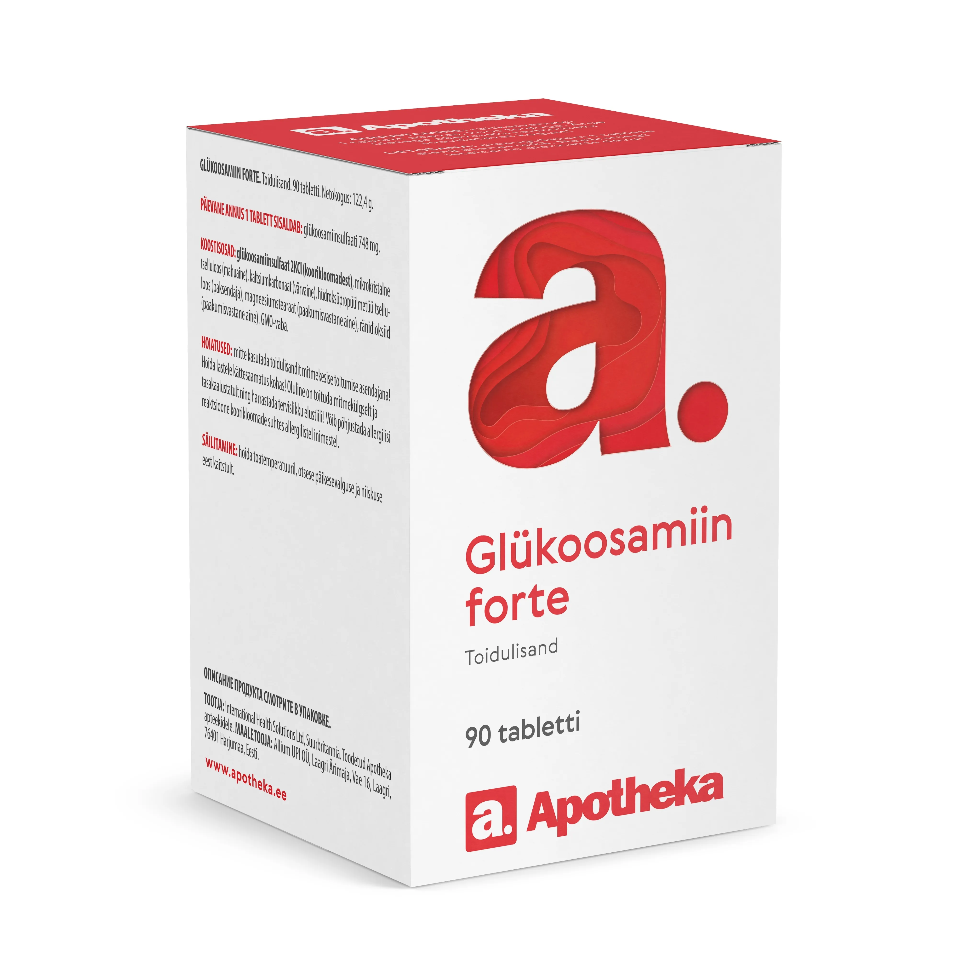 A. GLÜKOOSAMIIN FORTE TBL N90 - Tootepilt 