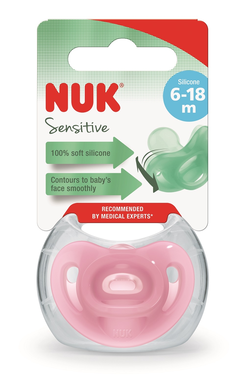 NUK RÕNGASLUTT SENSITIVE 6-18 KUUD SIL N1 - Tootepilt 