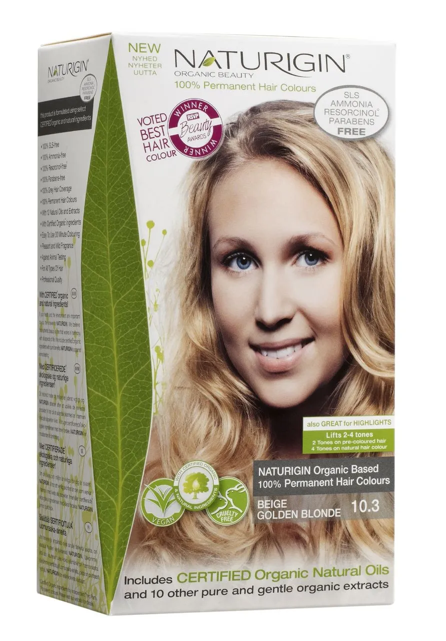NATURIGIN JUUKSEVÄRV BEIGE GOLDEN BLONDE 10,30 - Tootepilt 