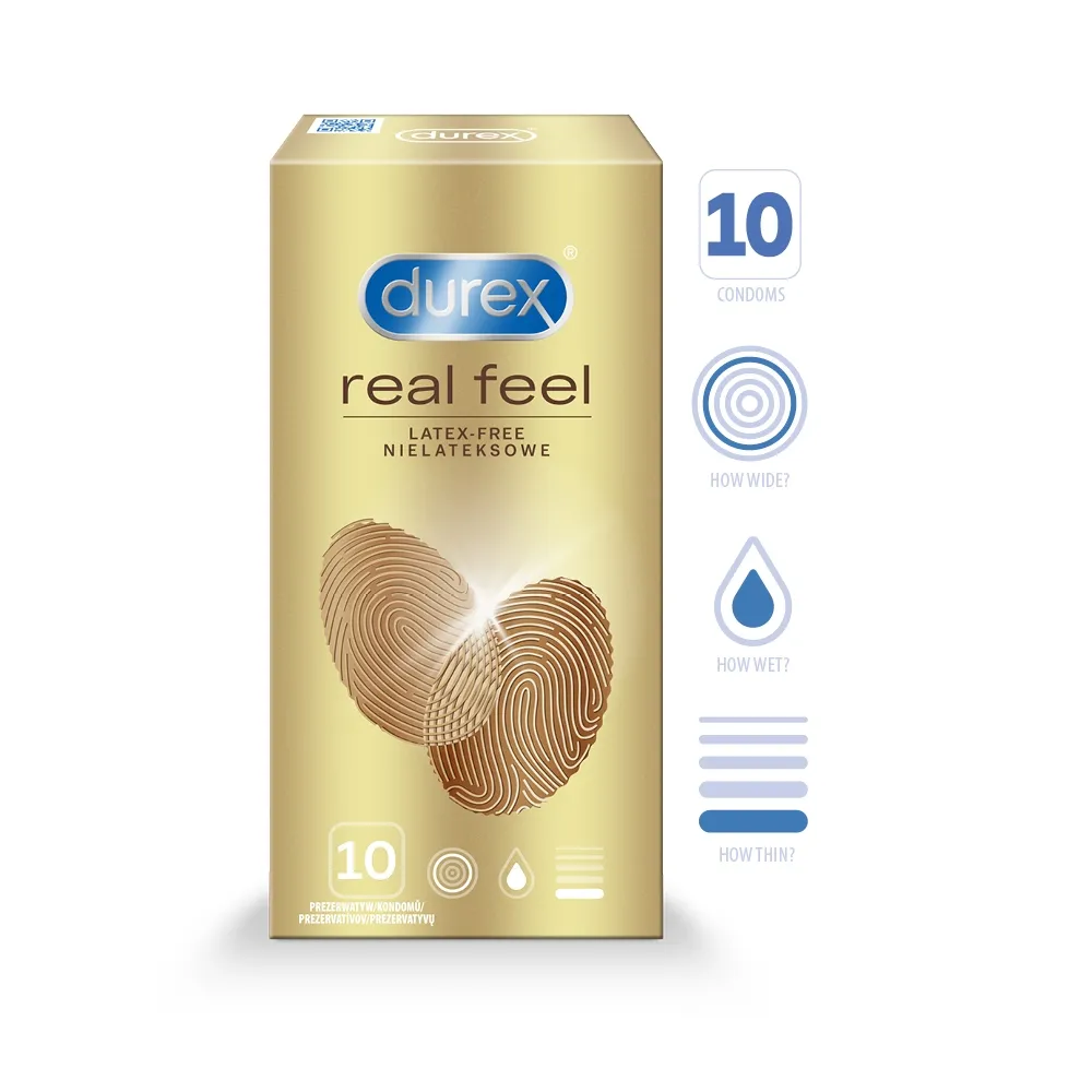 DUREX KONDOOMID REAL FEEL N10 - Tootepilt 