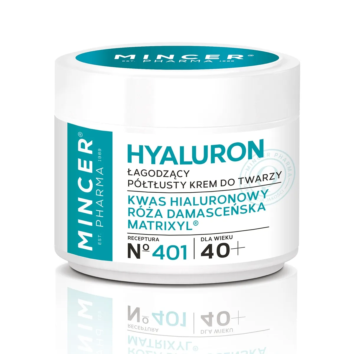 MINCER PHARMA NÄOKREEM HÜALUROONHAPPEGA 40+ 50ML - Tootepilt 