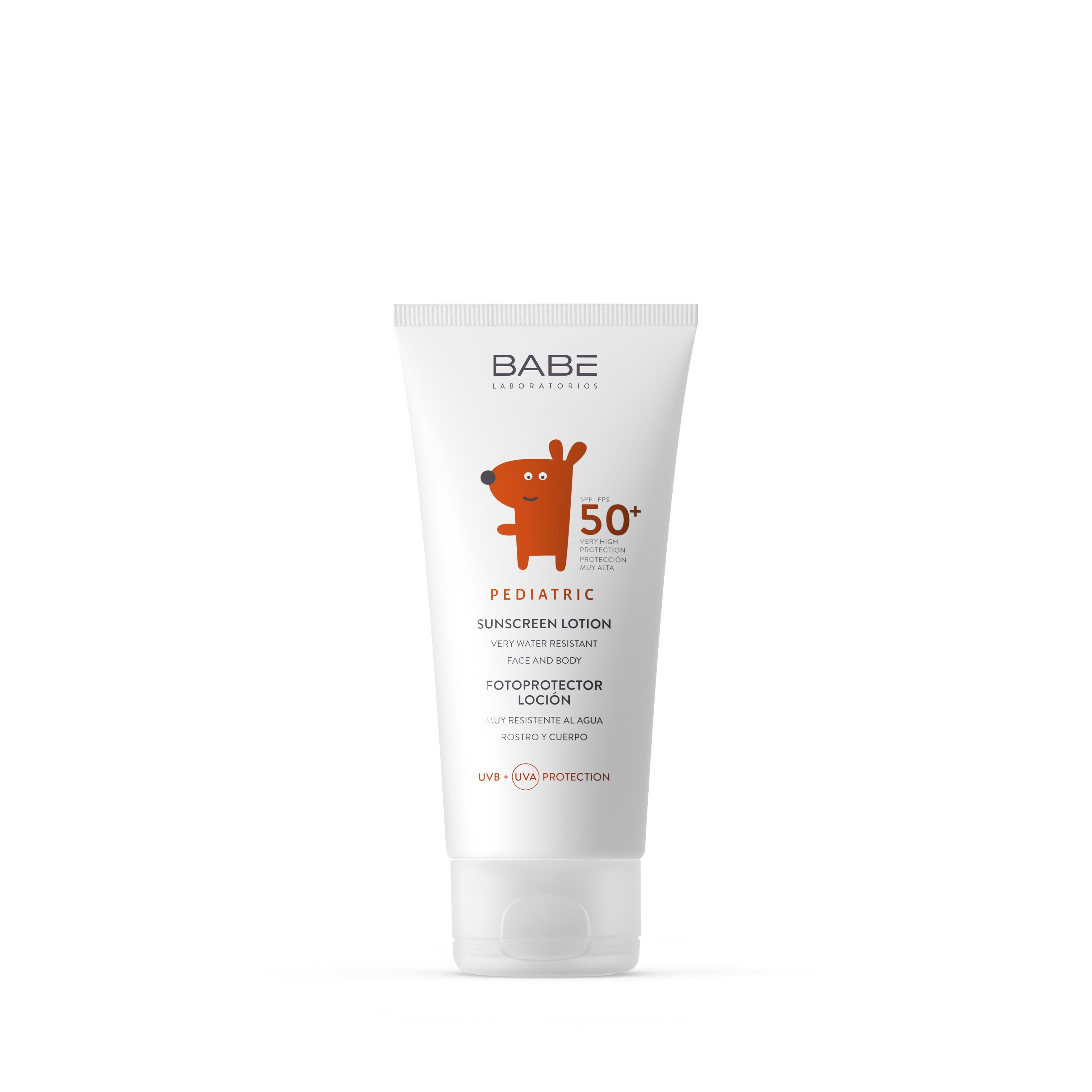 BABE PEDIATRIC PÄIKESEKAITSELOSJOON 50+ LASTELE 100ML - Tootepilt 1