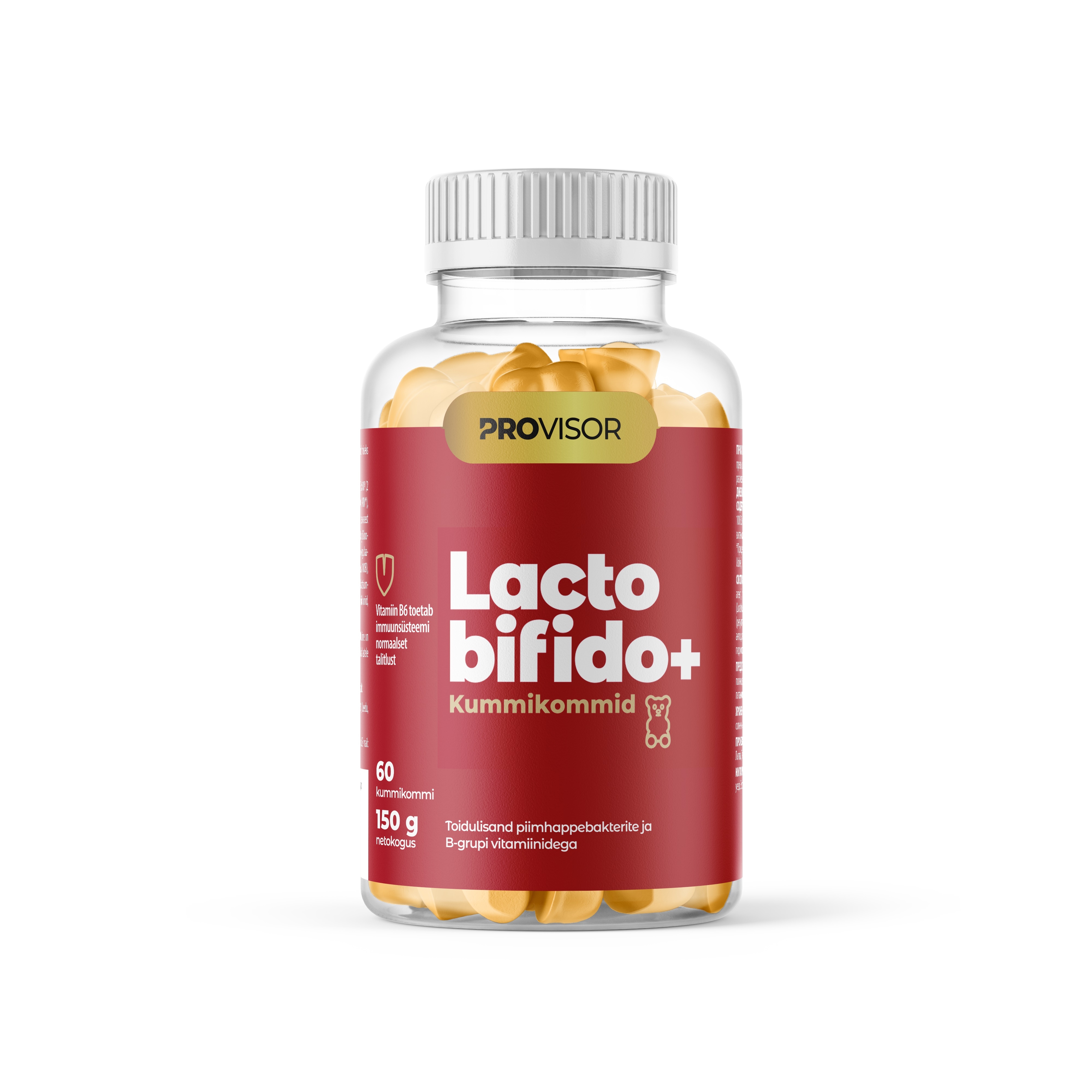 PROVISOR LACTOBIFIDO+ KUMMIKOMMID N60 - Tootepilt 