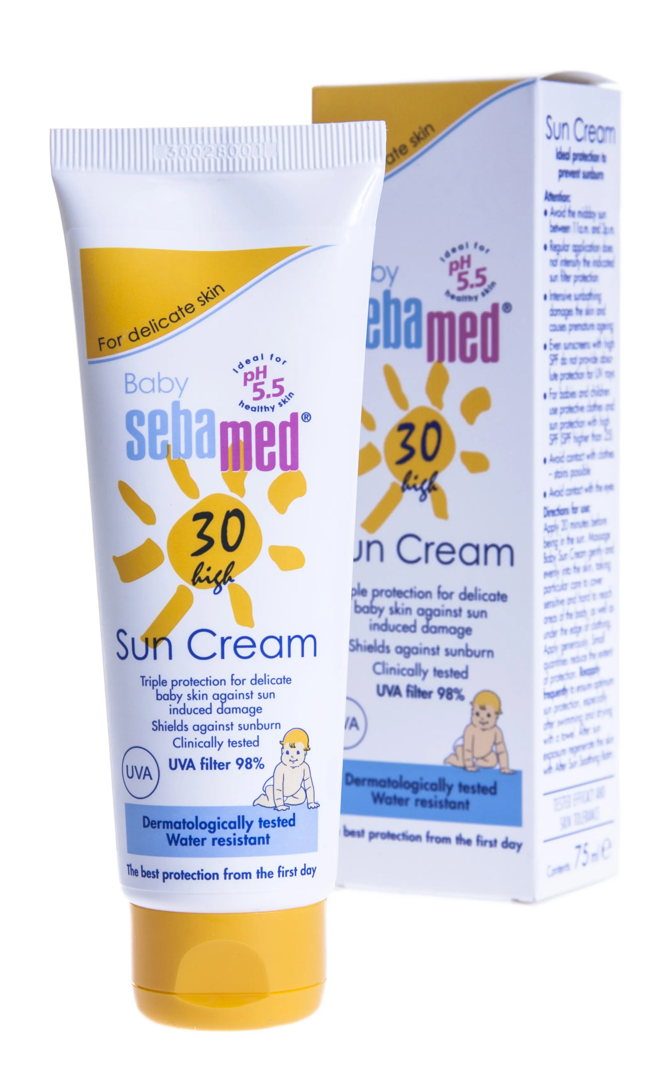 SEBAMED BABY PÄEVITUSKREEM F30 75ML - Tootepilt 