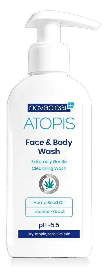 NOVACLEAR ATOPIS ERITI ÕRN NÄO JA KEHA PESUGEEL 500ML - Tootepilt 