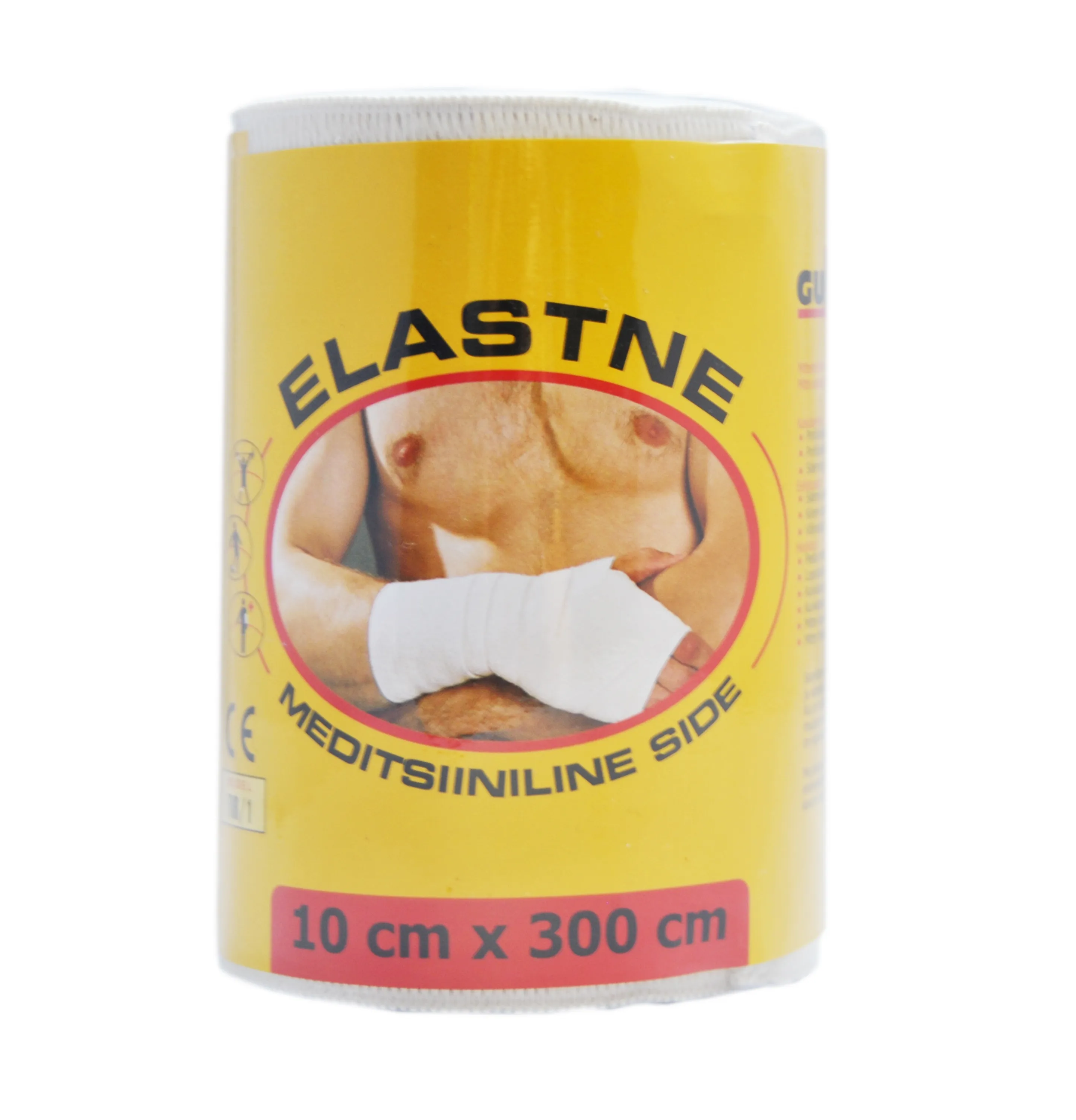 ELASTIKSIDE GUMTERAS 10CMX3M (KINNITUSKLAMBRIGA) - Tootepilt 
