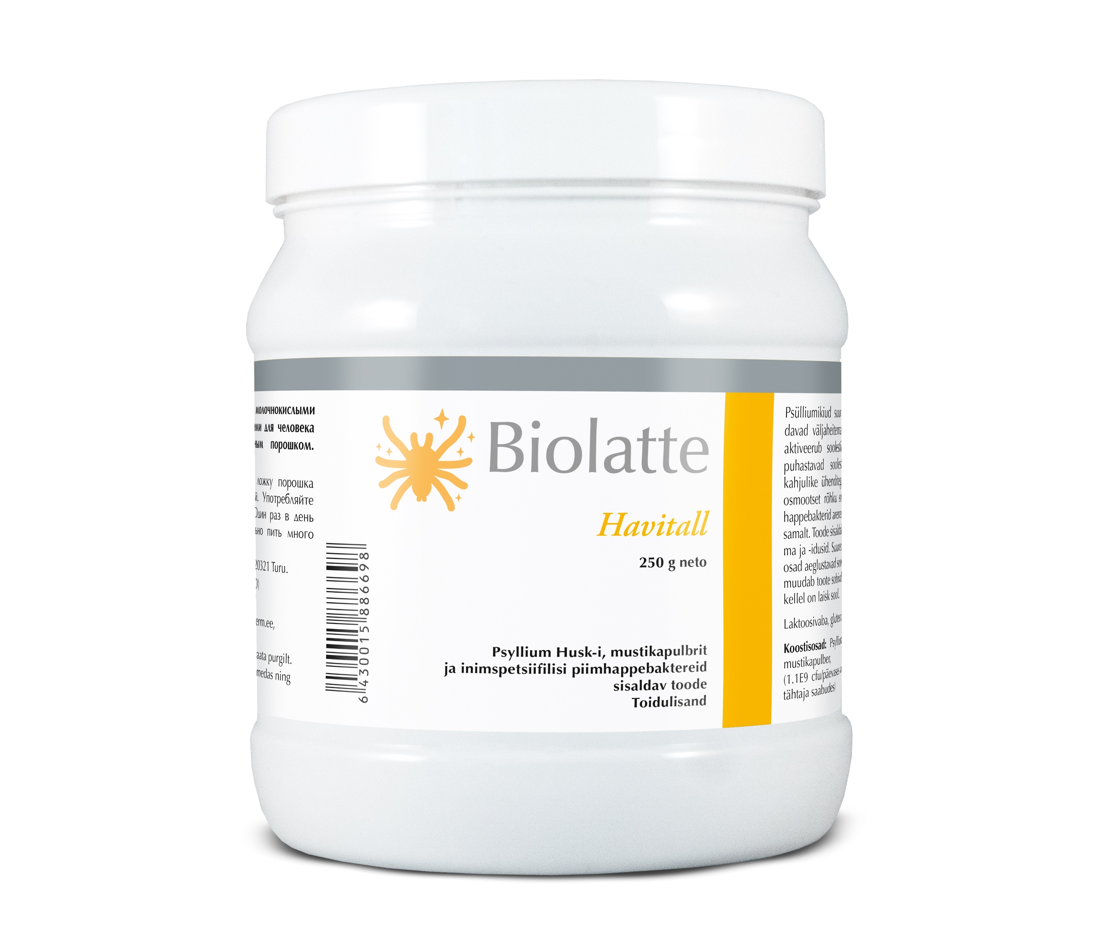 BIOLATTE HAVITALL PULBER 250G - Tootepilt 2