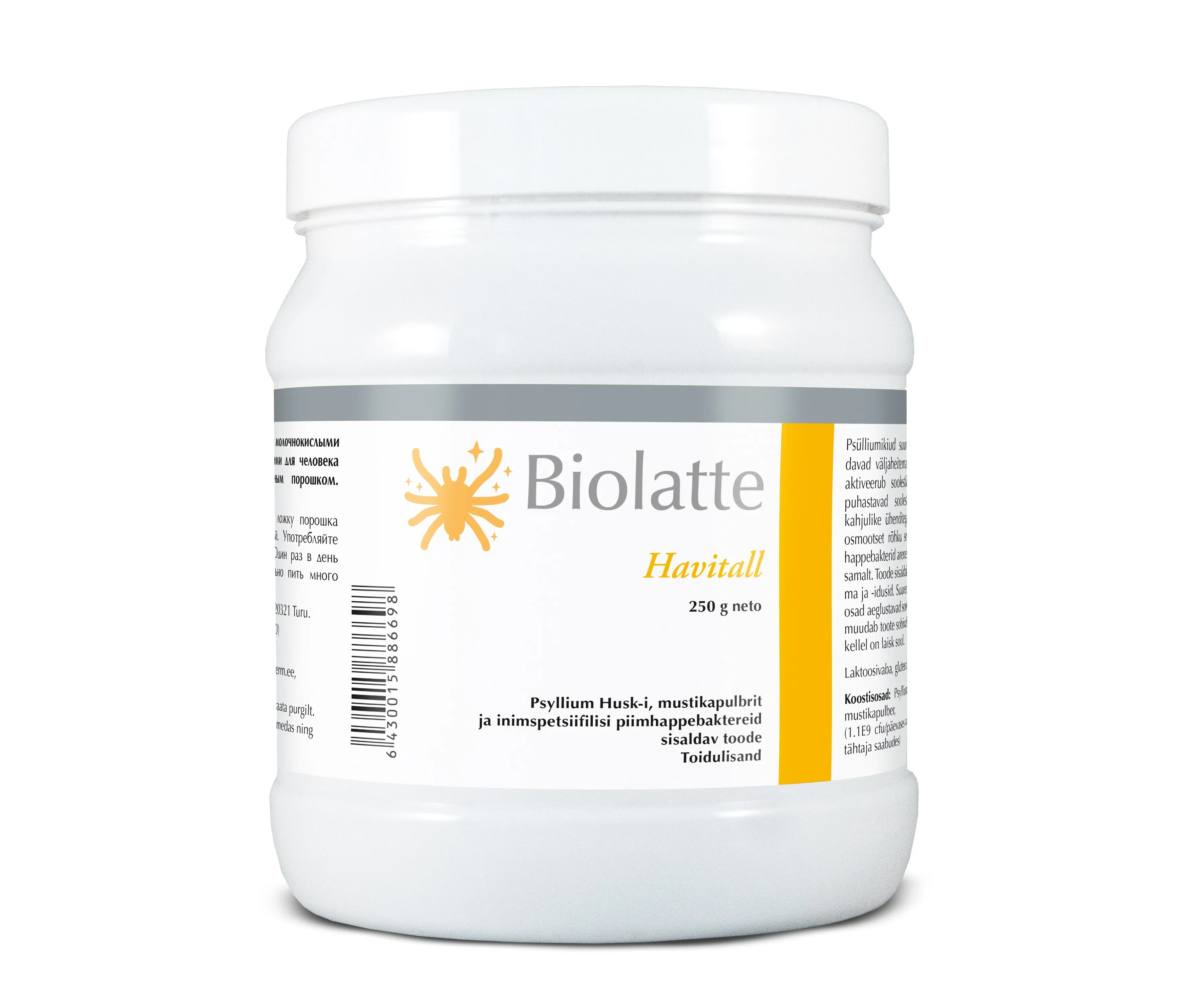 BIOLATTE HAVITALL PULBER 250G - Tootepilt 2