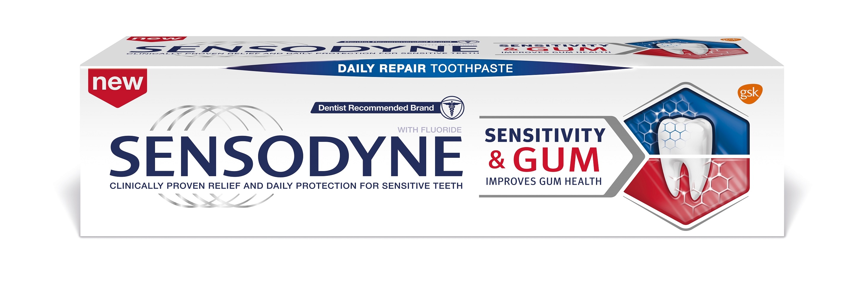 SENSODYNE HAMBAPASTA KAHEKORDNE LEEVENDUS 75ML - Tootepilt 