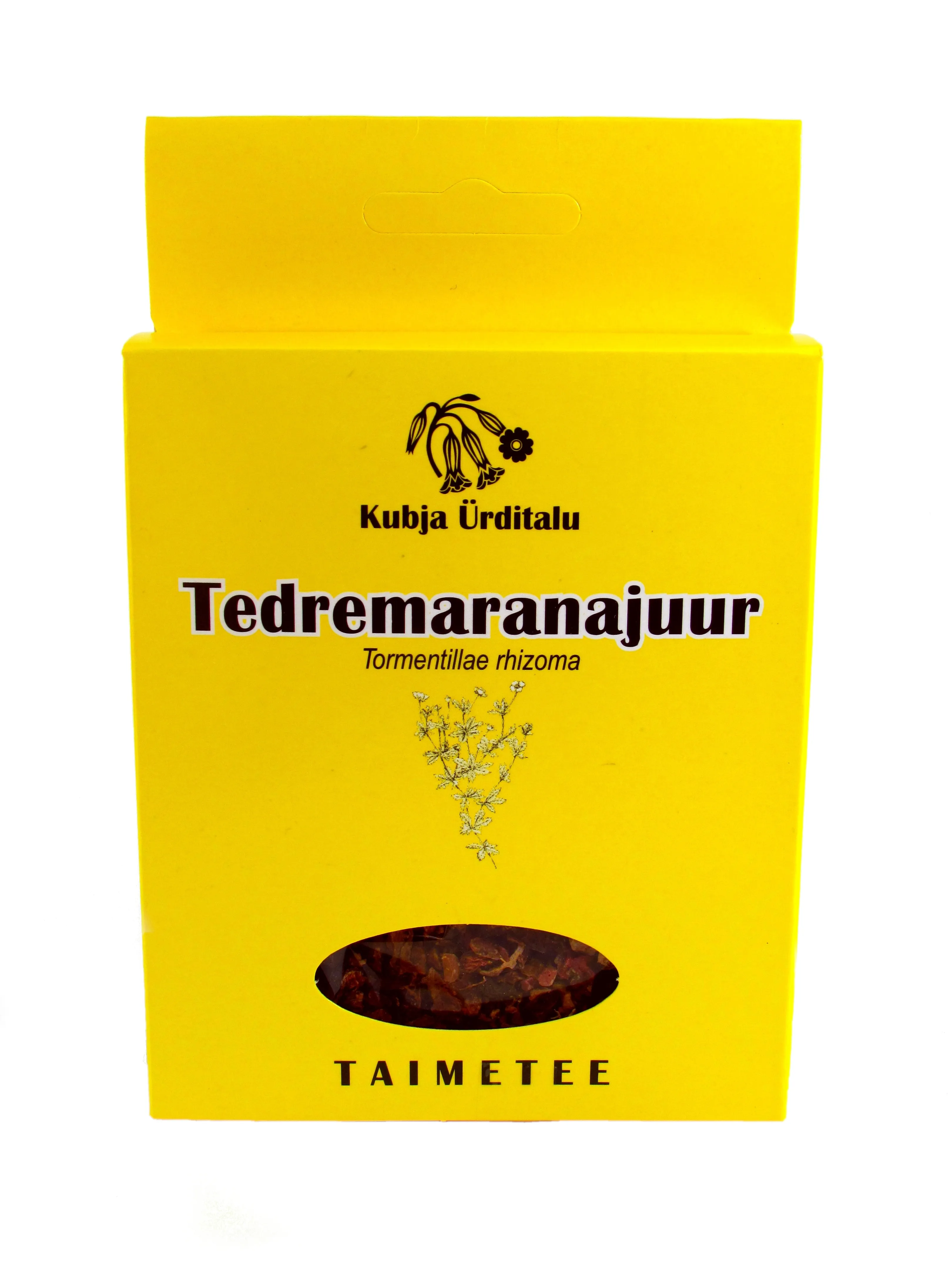 KUBJA TEDREMARANAJUUR (TORMENTILLAE RHIZOMA) 30G (KARP) - Tootepilt 
