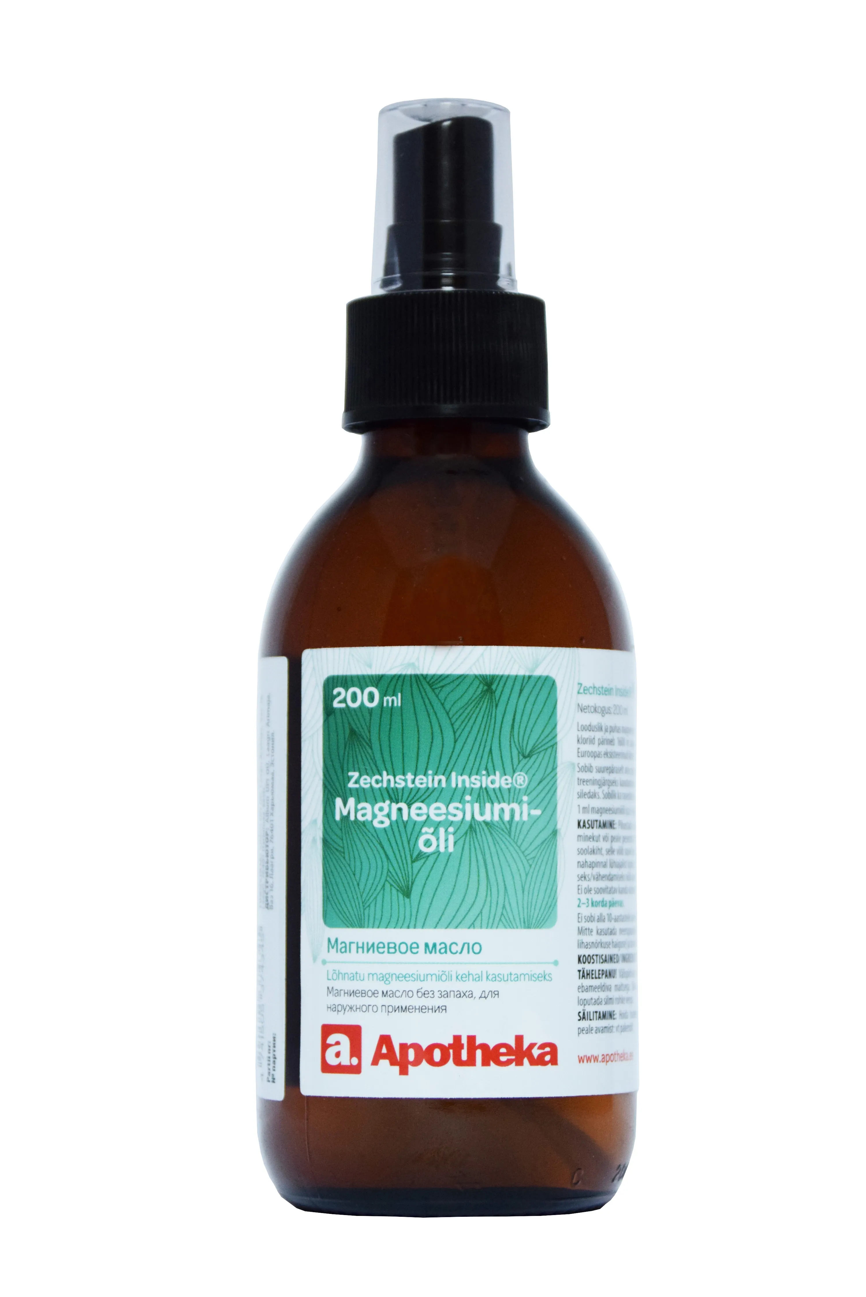 A. ZECHSTEIN INSIDE MAGNEESIUMIÕLI SPREI 200ML - Tootepilt 