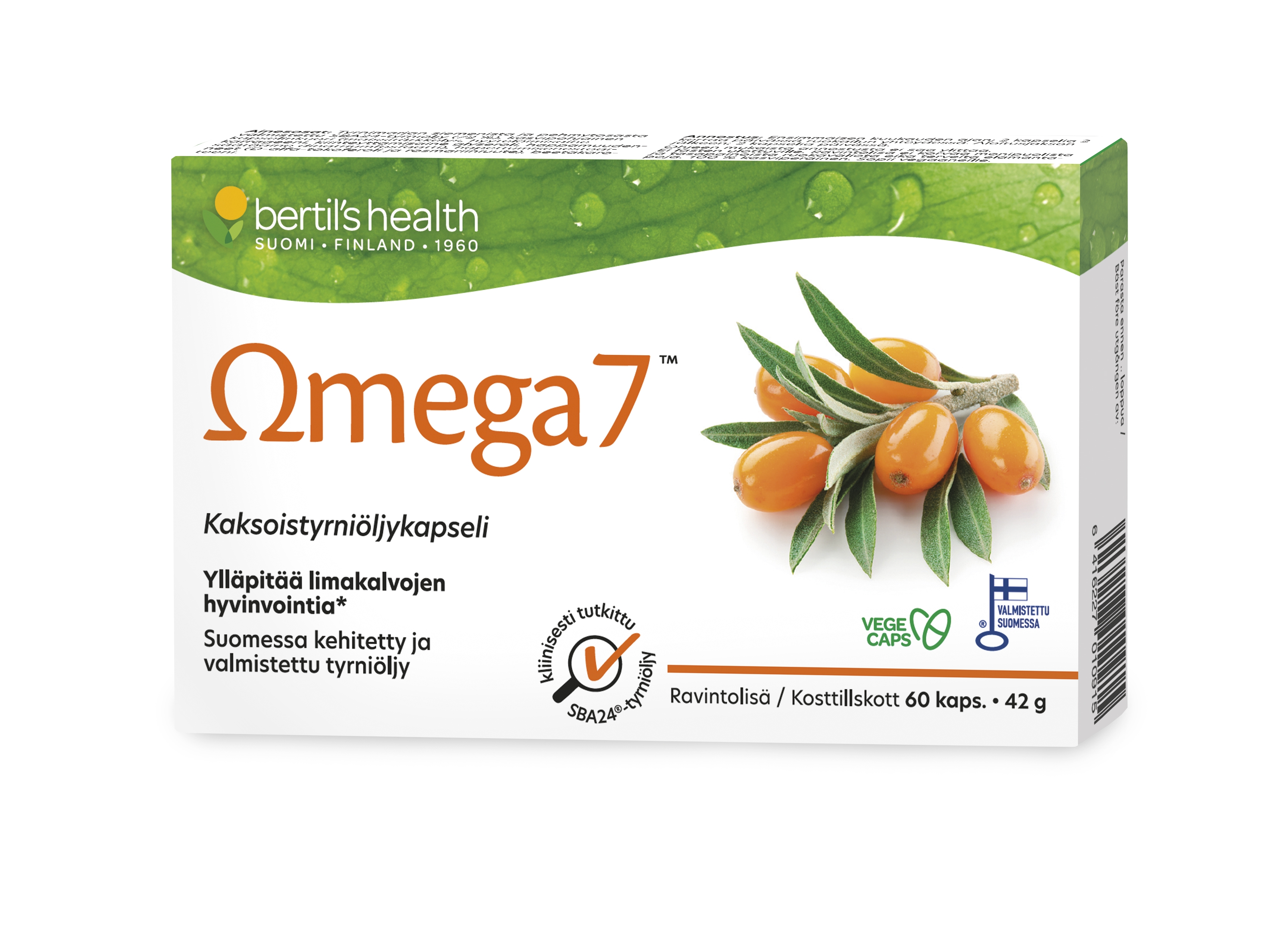 OMEGA 7 ASTELPAJUÕLI KAPSLID N60 - Tootepilt 