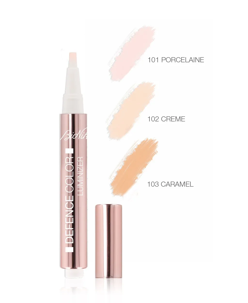 BIONIKE COLOR LUMINIZER PEITEPLIIATS 101 PORCEL 2,5ML - Tootepilt 