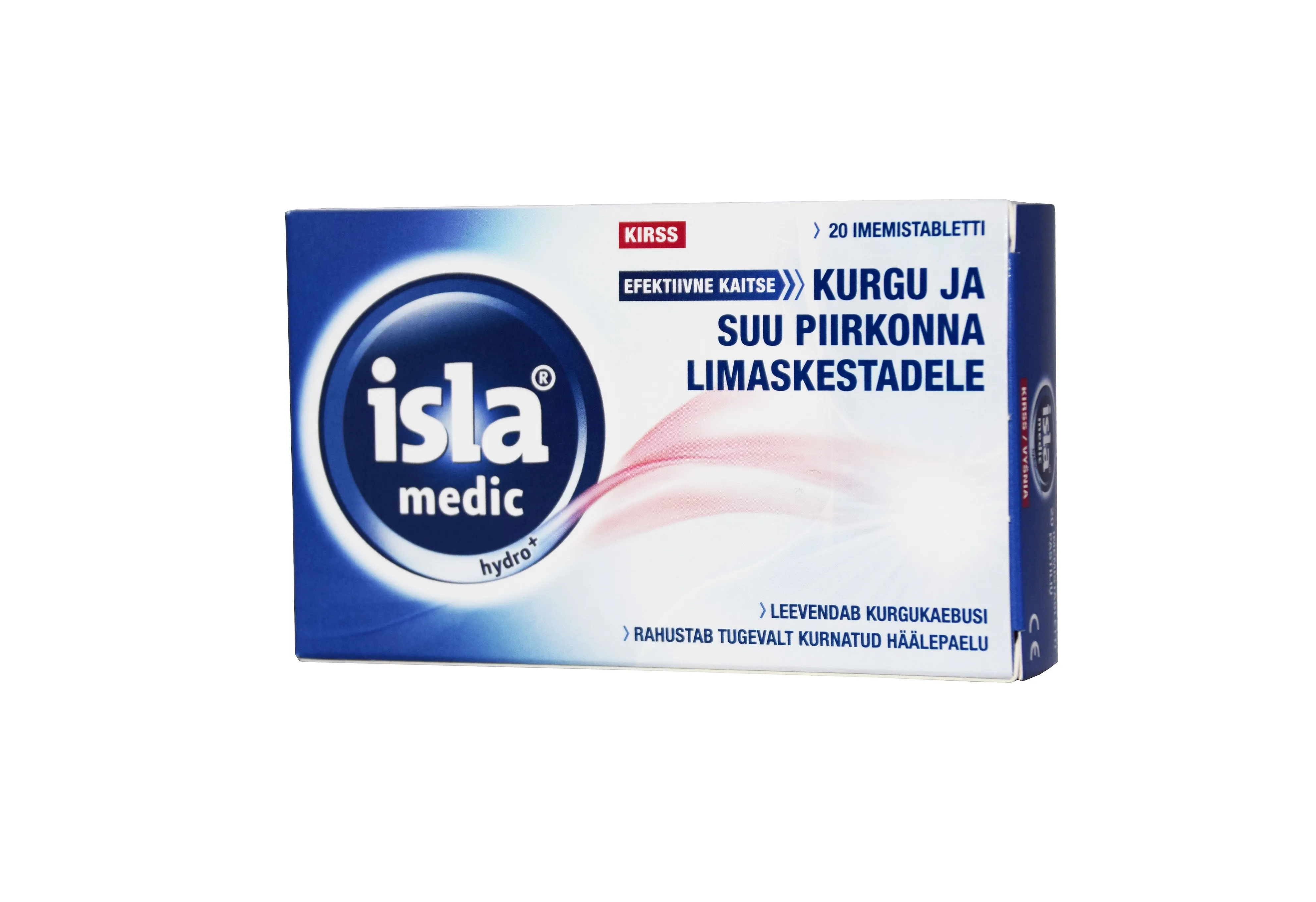 ISLA MEDIC HYDRO+ IMEMISTABLETID N20 KIRSS - Tootepilt 