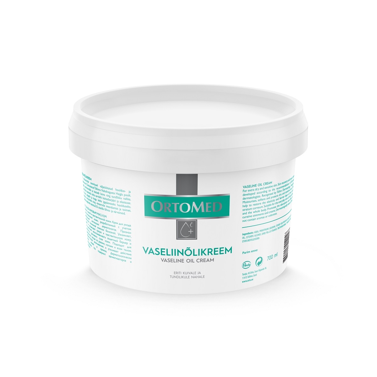 ORTO KREEM ORTOMED VASELIINÕLI 700ML - Tootepilt 
