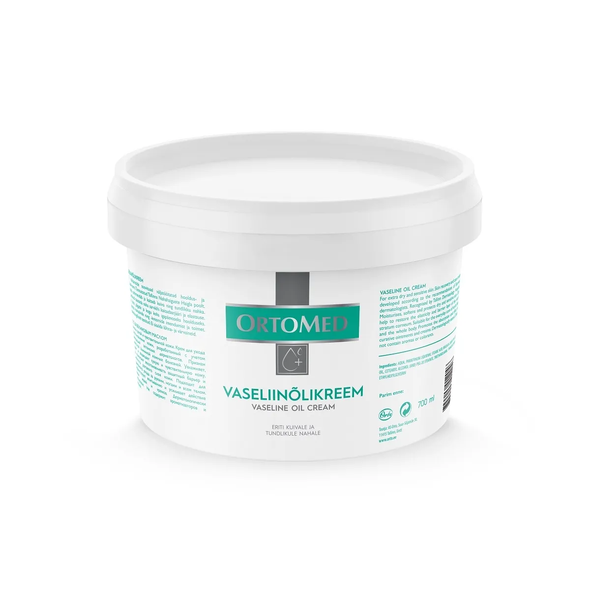 ORTO KREEM ORTOMED VASELIINÕLI 700ML - Tootepilt 
