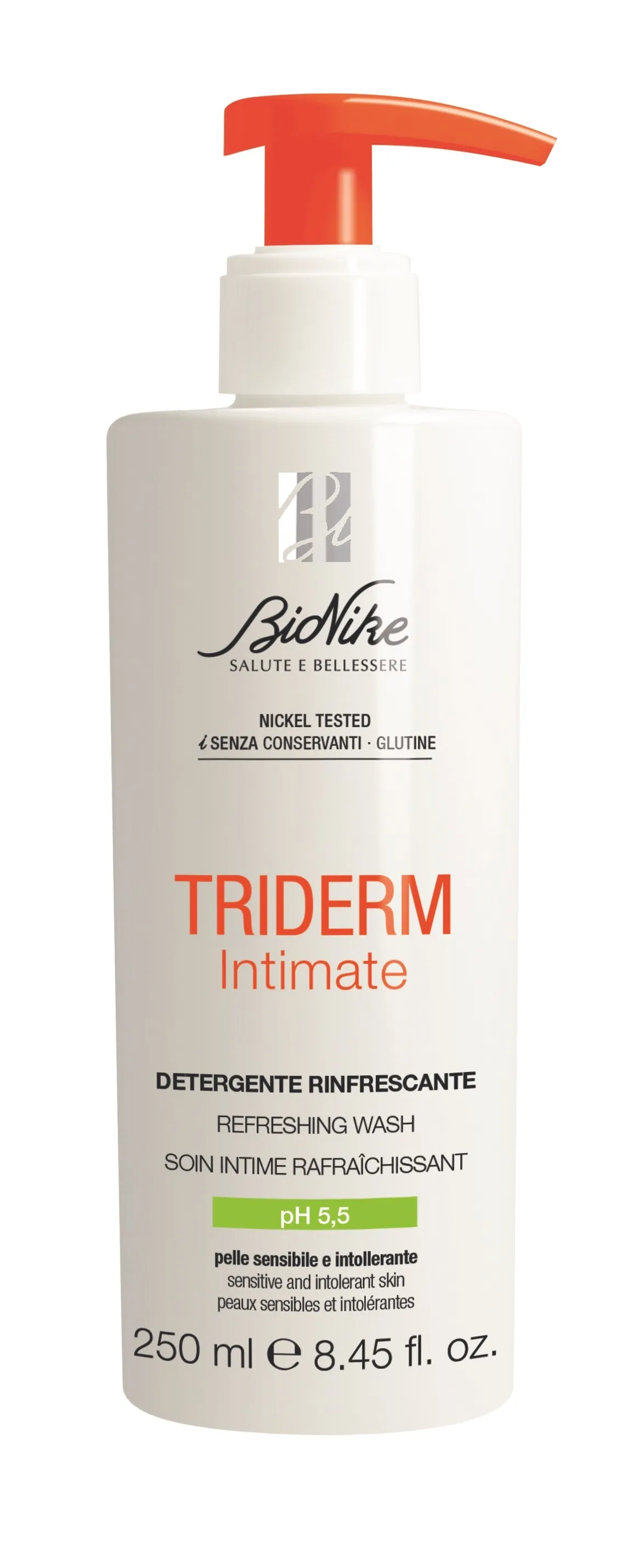 BIONIKE TRIDERM INTIIMPESUVAHEND VÄRSKENDAV PH5,5 250ML - Tootepilt 