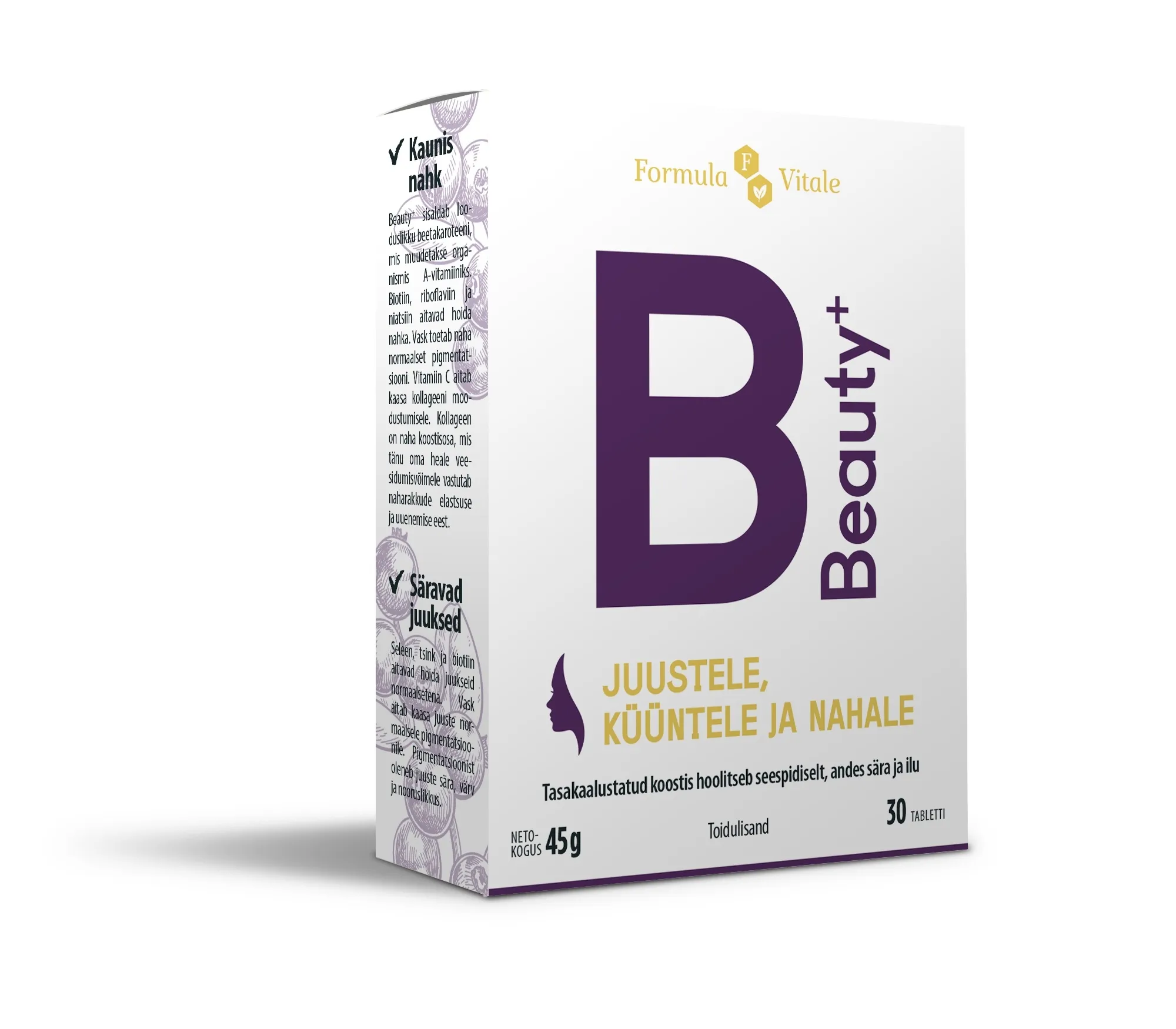 FORMULA VITALE BEAUTY+ TBL N30 - Tootepilt 