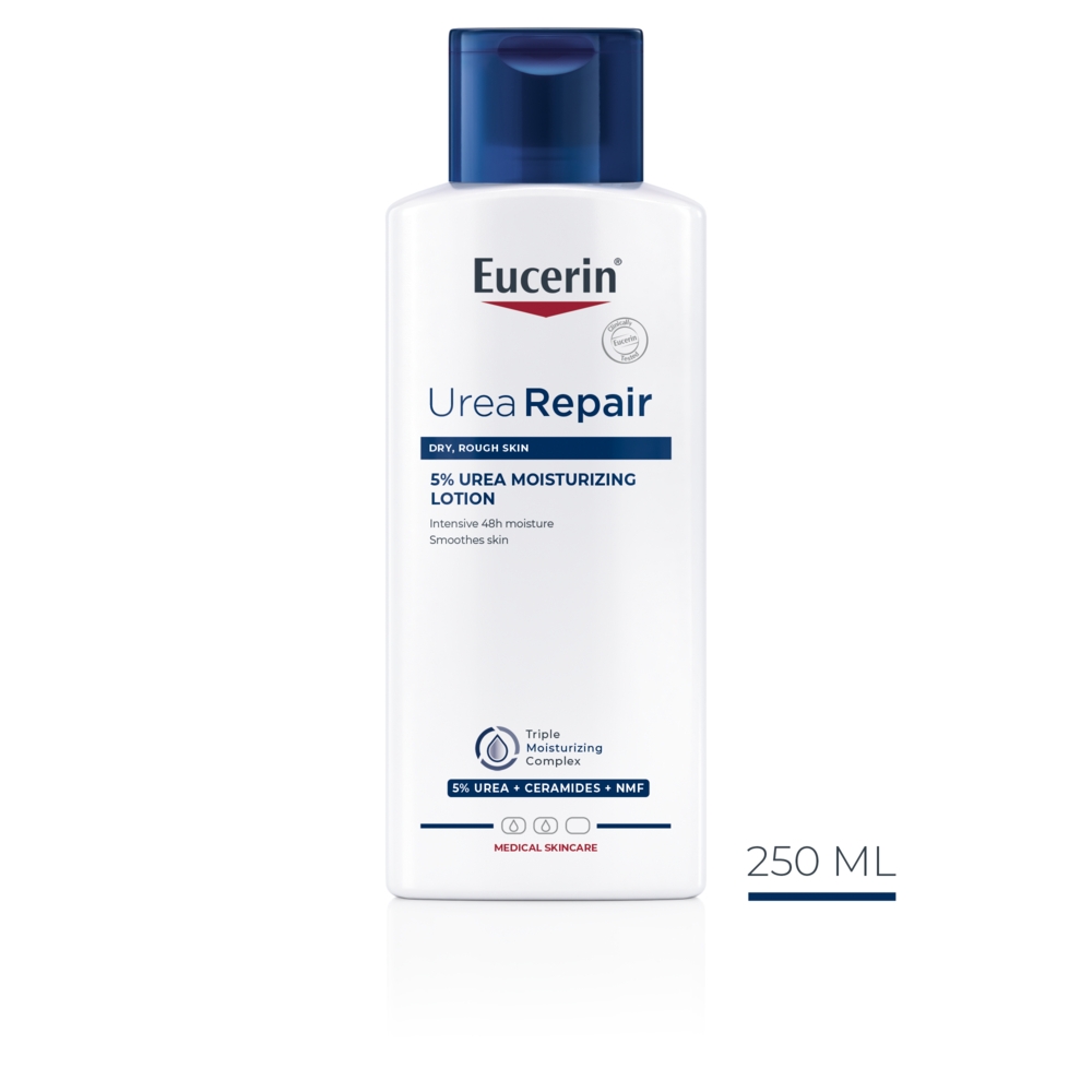 EUCERIN UREAREPAIR IHUPIIM KUIVALE NAHALE 5% UREA 250ML - Tootepilt 